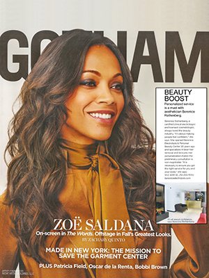 Magazine cover, September 2012