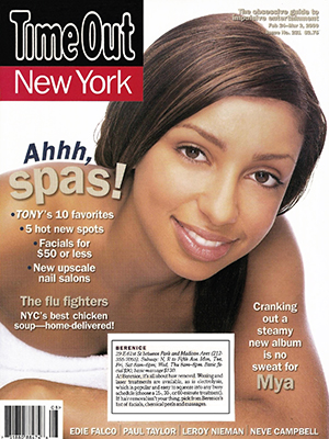 TIME OUT NEW YORK MAGAZINE - February 24, 2000 to March 2, 2000 - Mya