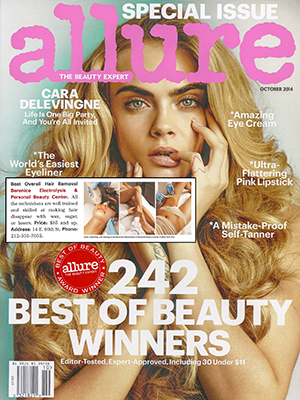 ALLURE - THE BEAUTY EXPERT - 242 Best of Beauty Winners - October 2014 - Cara Delevingne